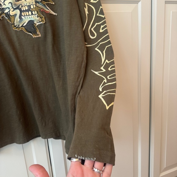 Y2K The Great China Wall long sleeve T - one of a kind - size Large - Picture 8 of 15